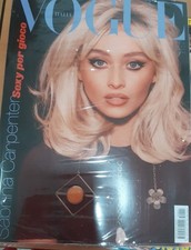 SABRINA CARPENTER VOGUE ITALIA MAGAZINE OCTOBER 2025 GIORGIO ARMANI SEALED MODA