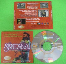 CD-ROM CARLOS SANTANA Un fiume di sound e colori 1996 QUORUM no dvd vhs (Xs3)
