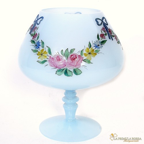 Antica coppa vetro opaline - in,