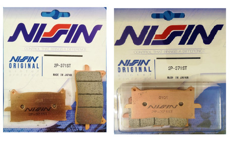 Coppia pastiglie freno nissin - pastiglie,