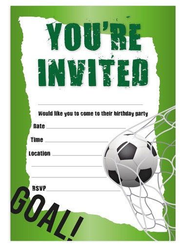 Inviti festa compleanno calcio - compleanno,