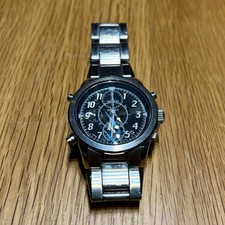 Orologio da polso Seiko cronografo modello 7T32 7H50 quadrante nero uomo analogico quarzo