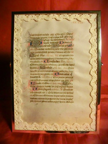 Pagina libro ore - libro, d'ore