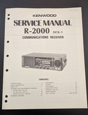 KENWOOD R-2000 DCK-1 Manuale