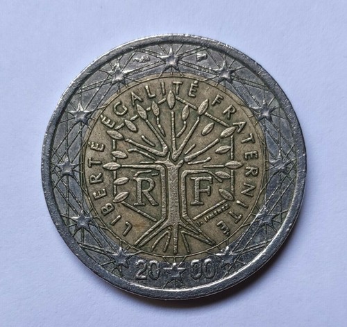 Euro francia 2000 rara - francia,