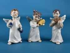 Tris Statue B&G Bing & Grondahl “Angeli” Statuina Porcellana 398-314-156