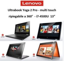 Lenovo Ultrabook Yoga 2 Pro 13.3’’ Intel i7 Touch Ram 8Gb M.2 500Gb Windows 10