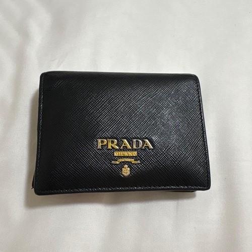Portafoglio prada bifold - prada, nero
