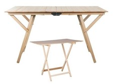 TAVOLI TAVOLO PIEGHEVOLE IN LEGNO CM. 60X80H75 ARREDAMENTO PER ESTERNO