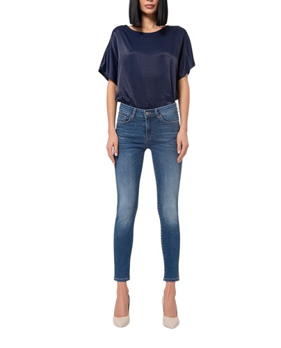 Jeans donna grigio fracomina - jeans,