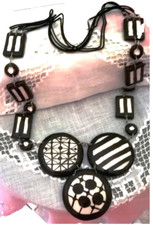 Lunga collana ceramica - collana, di