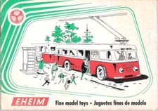 catalogo EHEIM 1959 Trolley-Bus HO 1:87 Modellspielwaren mini-edition     D  aa