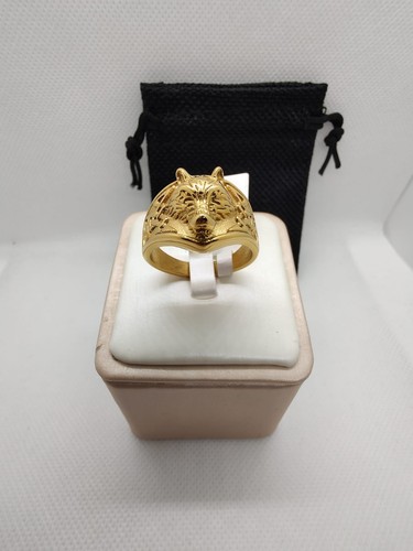 Anello uomo acciaio con - in,