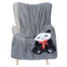 Plaid morbidotto Panda Chic di