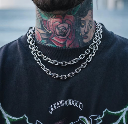 Collana da uomo in - 🛡️,