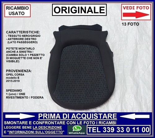 Rivestimento fodera seduta - fodera,