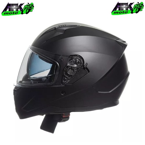 Casco integrale nero opaco con - casco,
