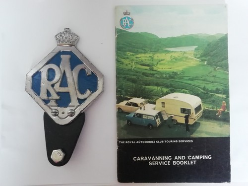 Rac vintage car badge - car, no