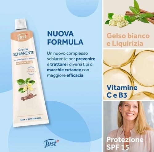 Nuova crema schiarente just - schiarente,
