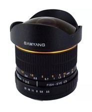Samyang 8mm fish eye - f3.5, fish-eye