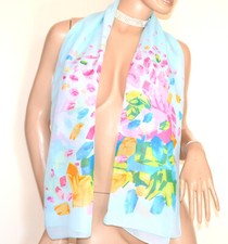 Foulard donna azzurra celeste