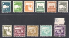 1927/45 Palestina, Stanley Gibbons n. Serie 90/103 non completa - MNH**