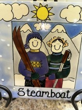 Titolo ceramica vintage tema