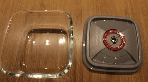 Vaso vetro con coperchio - vaso, in