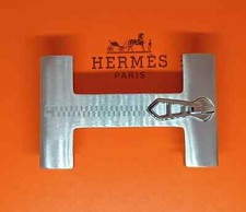 Hermes Fibbia Palladium Silver