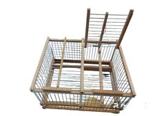 Gabbia recupero  con gabbia chiamo per voliera mangiatoia 