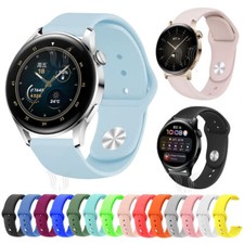 Per Huawei Watch 3 Watch GT 2 3 42mm 46mm Cinturino Sport Silicone Morbido Classico