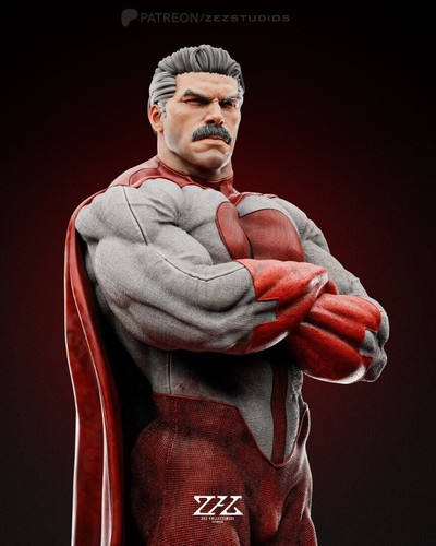 Omni man figura stampata - figura, in