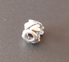 Authentic Original Trollbeads "LETTERA O" (art. 10074) - NUOVO/NEW - 925S LAA
