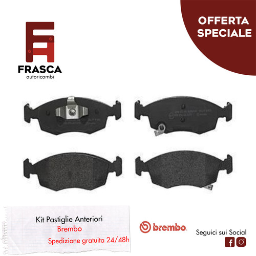 Pastiglie freno anteriori fiat - pastiglie,