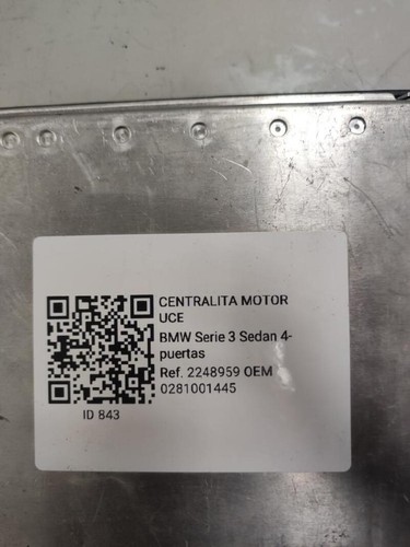 0281001445 centralina motore