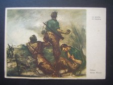 CARTOLINA LA MILIZIA IN SPAGNA  ILLUSTRATA DA NEREO ANNOVI  ANNI 40' MOLTO BELLA