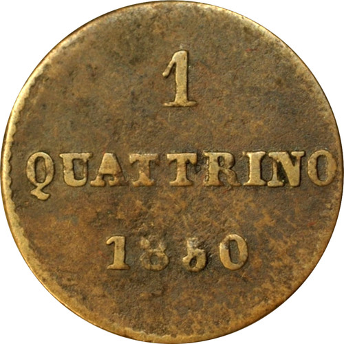 Quattrino 1850 granducato - f,