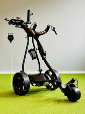 Trolley Elettrico da Golf CADDYONE 410 Nero, 300W, Batteria al Litio 18Ah