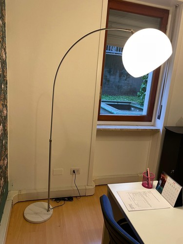 Lampada arco base marmo - ad,