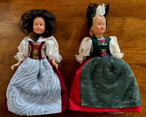 Coppia bambole souvenir