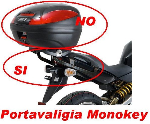 Staffe portapacchi con - con, piastra