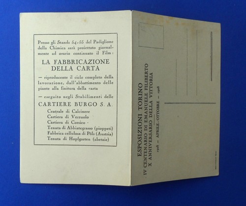 Cartolina doppia pubblicità - doppia,