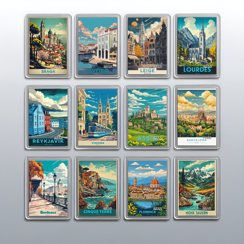 Acrylic travel city holiday - travel,