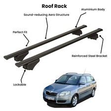 2 Pcs Black Cross Bars for