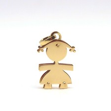 Ciondolo Bambina Oro Giallo