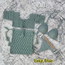 Set bikini donna all'uncinetto