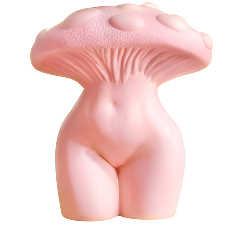 Stampo corpo donna - funghi, in