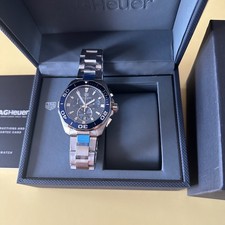 Orologio TAG Heuer Aquaracer Uomo 43mm CAY111B.BA0927 Quadrante Blu Acciaio Quarzo