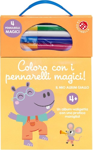 Libri coloro con pennarelli - libri,