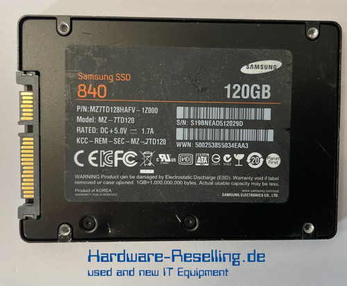Samsung ssd 840 7td120 - ssd, mz-7td120